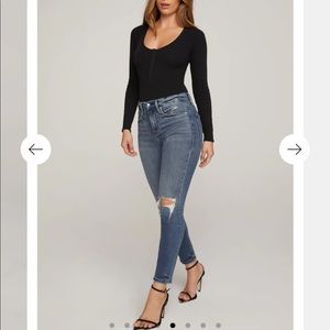 Good American Good Legs Crop Skinny Jeans